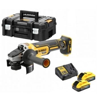 Meuleuse DEWALT Ø125mm 18V - 2 batteries 5Ah POWERSTACK - DCG405H2T-QW - 1