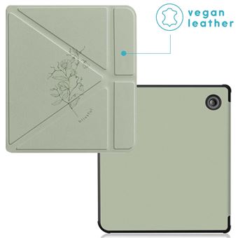 Coque pour Kobo Libra 2,Tolino Vision 6 Étui de liseuse portefeuille design  Origami iMOSHION® Noir - Accessoires liseuse - Achat & prix