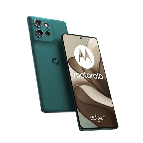 Motorola Edge 50 - 5G smartphone - double SIM - RAM 12 Go / Mémoire interne 512 Go - écran pOLED - 6.67 - 2712 x 1220 pixels (120 Hz) - 3 x caméras arrière 50 MP, 13 MP, 10 MP - front camera 32 MP - Vert jungle