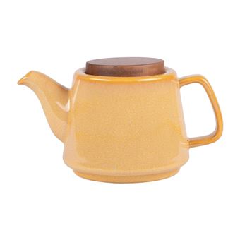 Théière Bredemeijer Cosy 0,9L - Blanc, Céramique Avec Isolation Inox, Filtre Inclus