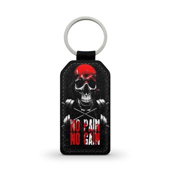 Porte-clés Haltère En Argent - Idée Cadeau Fitness, Musculation, Unisexe