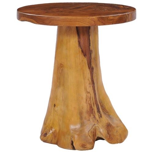 vidaXL Table basse 40 x 40 cm Bois de teck massif