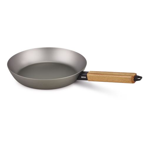 Poêle nomad 24 cm en acier carbone - Beka - Noir - Acier