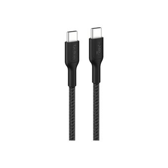 Belkin BoostCharge Pro - Câble USB - 24 pin USB-C (M) pour 24 pin USB-C (M) - 1 m - Alimentation USB (240 W), câble tressé - noir