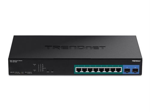 Trendnet Tpe-1021Ws - Commutateur - Intelligent - 8 X 10/100/1000 (Poe+) + 2 X 10/100/1000/Sfp - De Bureau, Montable Sur Rack - Poe+ (130 W) - Conformité Taa - Image 4