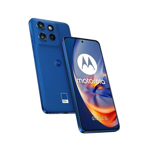 Smartphone Motorola Edge 50 Neo bleu 6.36 RAM 8 Go stockage 256 Go