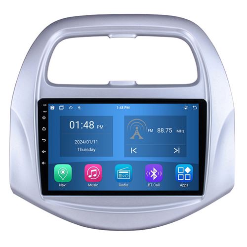 Autoradio RoverOne® Bluetooth CarPlay Android Auto Navigation 4Go RAM 64Go ROM pour Chevrolet Spark Beat 2018-2020
