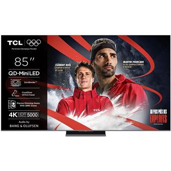 Téléviseur Mini-LED 4K 85 pouces TCL – 85C8K – Smart TV - 1
