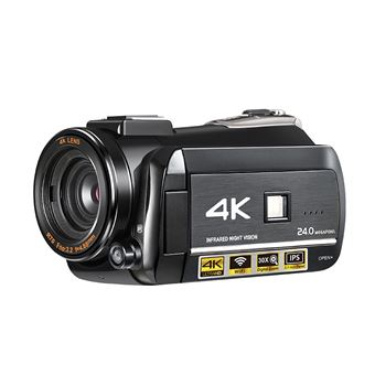 YONIS Caméscope Numérique 4K 24MP Vision Nocturne Noir - 1