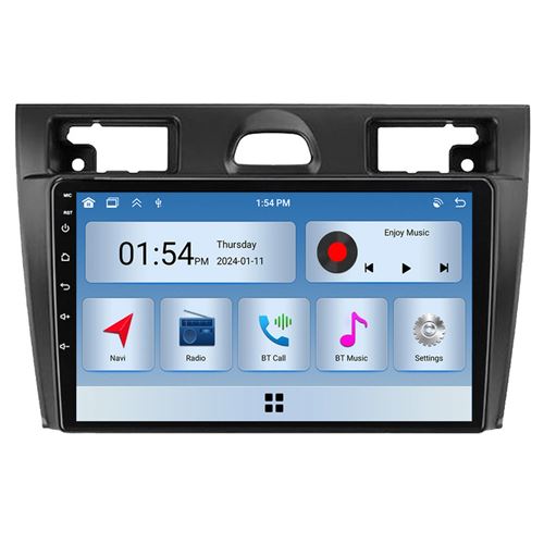 Autoradio RoverOne® Bluetooth CarPlay 2 Din 6Go RAM 128Go ROM pour Ford Fiesta Mk VI 5 Mk5 2002-2008