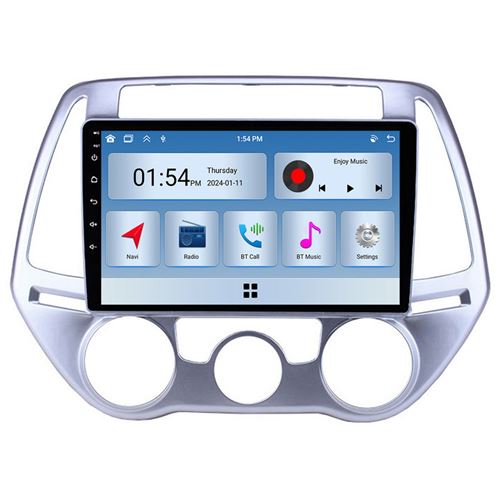 Autoradio RoverOne® Bluetooth CarPlay 2 Din 6Go RAM 128Go ROM pour Hyundai i20 PB 2012-2014
