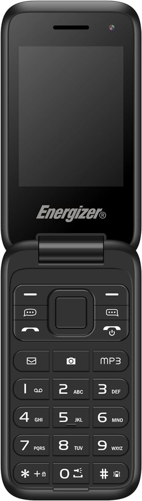 Energizer : Téléphone à clapet 4G E282SC avec double SIM et 2 caméras - Or