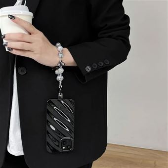 Déco Portable Femme Chaîne Téléphone Portable Paillettes Whakano - 14cm Universelle Pour Portable, Appareil Photo Chaîne Décorative Téléphone 14cm