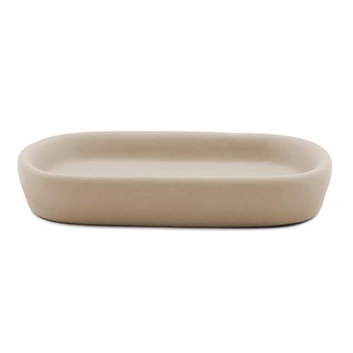 Non Communiqué Taupe Porte-Savon En Céramique "Ceralia" 13Cm