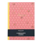 Lot De 3 Carnets A5 Lignés - Rose, Vert - Draeger Paris