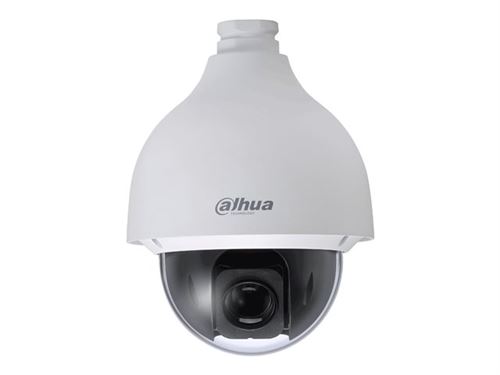 Dahua WizSense Series DH-SD50432XA-HNR - Caméra de surveillance réseau - PIZ - dôme - à l épreuve du vandalisme - couleur (Jour et nuit) - 4 MP - 2560 x 1440 - 720p, 1080p - auto, fixed and manual iris - motorisé - audio - LAN 10/100 - MJPEG, H.265,