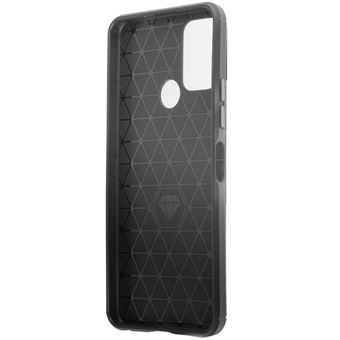 Coque Souple Effet Carbone Noir Pour Nokia C22 - Avizar