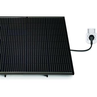 Kit solaire plug and Play 400W SORIA 4 panneaux de 100W + supports - AVIDSEN- Plug and play avec fixation au sol et murale - 1