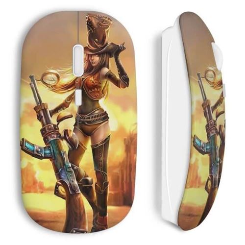 Souris sans fil league of legends caitlyn Maniacase