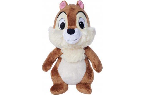 Grande peluche ecureuil tic 55 cm - set doudou xl collection tic et tac + 1 carte offerte - enfant