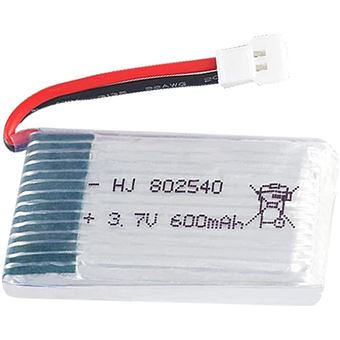 Lot De 4 Batteries Lipo 3.7V 600mAh Pour Drones Syma X5, X5C, Cheerson CX-30W, Wltoys F949 – YUNIQUE GREEN-CLEAN-POWER – Haute Capacité Et Rechargeables