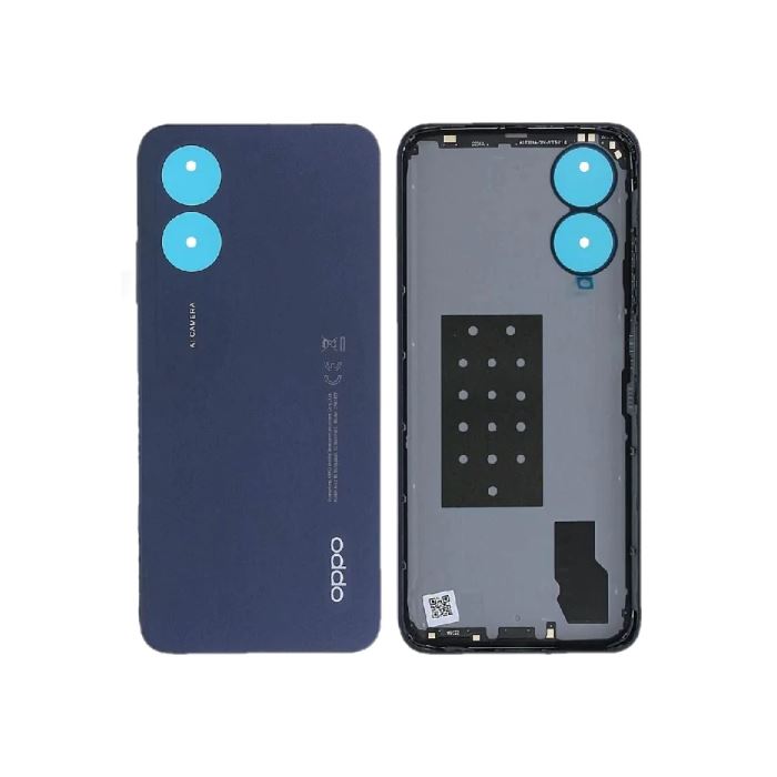 Vitre Arrière Bleue Pour OPPO A17 CPH2477 - Cache Batterie Premium - Neuf Chine