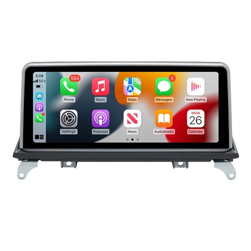 Autoradio compatibles pour BMW X5 E70 BMW X6 E71 (2007-2010) CCC System, Carplay/Android Auto avec écran Tactile de 10.25 Pouces/Bluetooth
