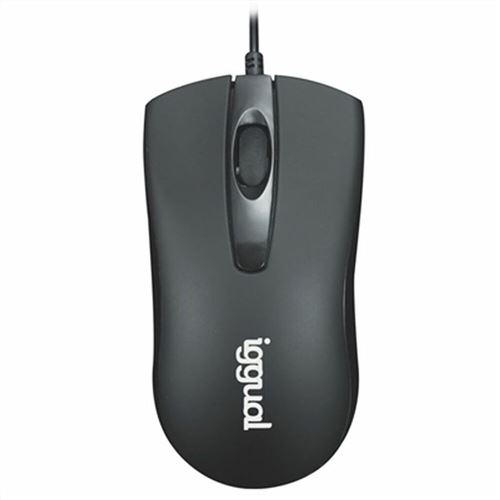 Iggual Noir Igg317648 Souris Bureau Ambidextre Usb Type-A 1200 Dpi - Neuf - Image 4