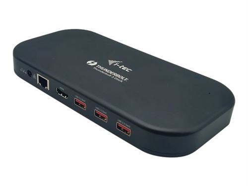 i-Tec - Station d'accueil - Thunderbolt 3 - HDMI Thunderbolt - GigE - 134 Watt