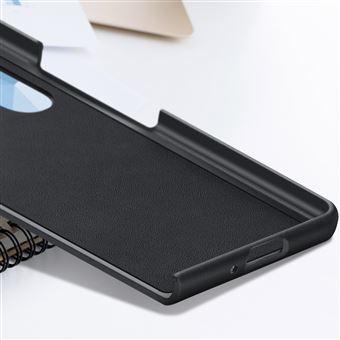 Coque en silicone avec lanière pour Samsung Galaxy Z Fold 4 Noir