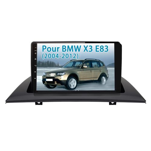 Autoradio Android 13 4Go+64Go pour BMW X3 E83 2004-2012 avec Carplay, Android Auto,Bluetooth,4G