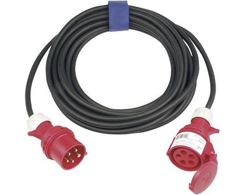 Rallonge SIROX 363.410 16 A 10.00 m noir