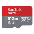 Carte mémoire micro SD SanDisk Ultra microSDXC UHS-I 512 Go Rouge et Gris