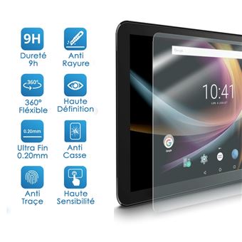 Karylax - Protection en Verre Fléxible pour tablette MEBERRY M6 10,1 pouces  - Protection écran tablette - Rue du Commerce