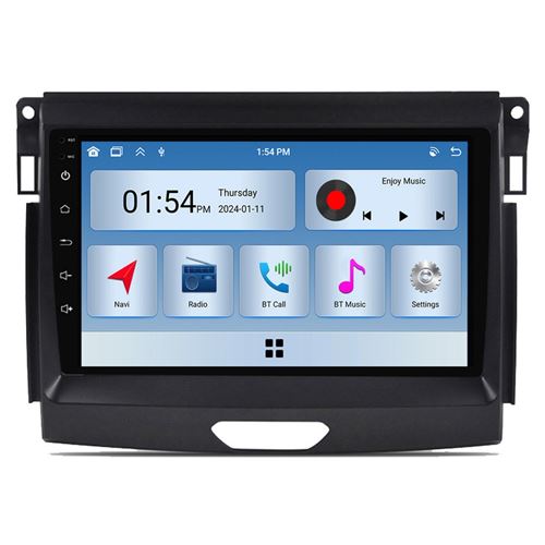 Radio GPS Voiture RoverOne® Écran Tactile CarPlay 2 Din pour Ford Ranger P703 2015-2022 6Go RAM 128Go ROM