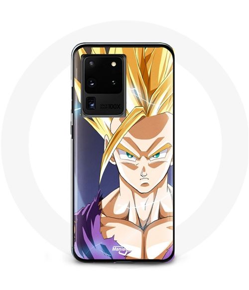 Coque pour Samsung Galaxy S20 Ultra Manga Dragon Ball Sangoku Visage énervé Maniacase