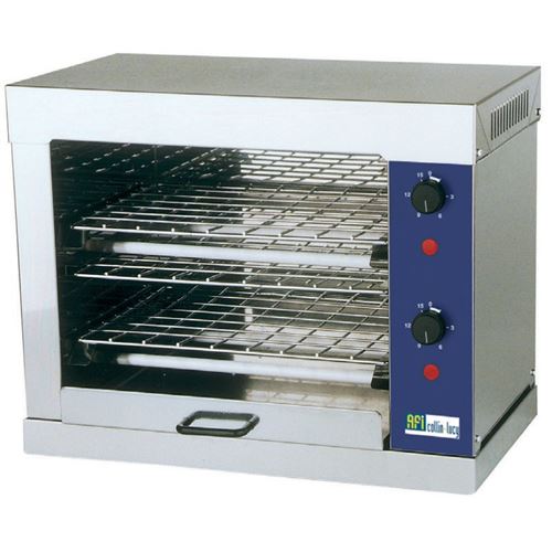 Toaster Professionnel 1 &agrave; 2 Niveaux - - - 3 kW 440x240x250mm