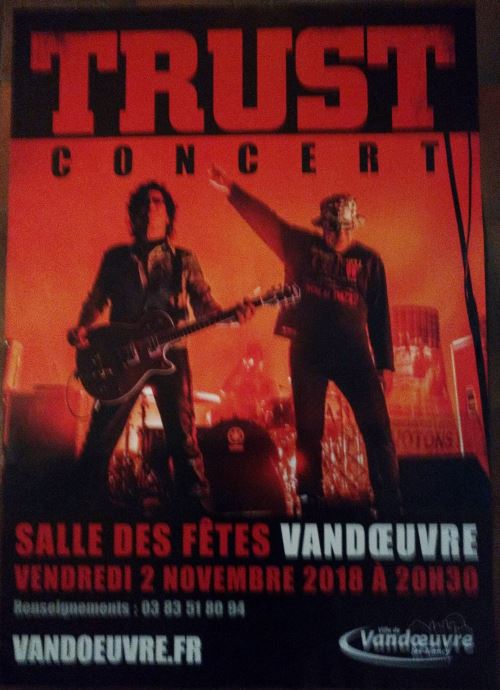 TRUST - Tour 2018 - AFFICHE