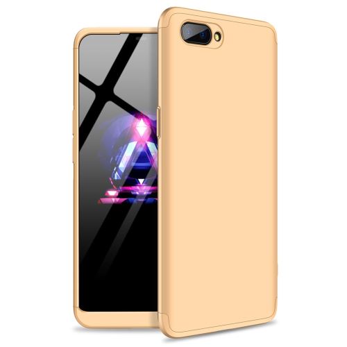Coque en TPU détachable 3-pièces matte dur or pour votre Huawei Honor View 20/Honor V20