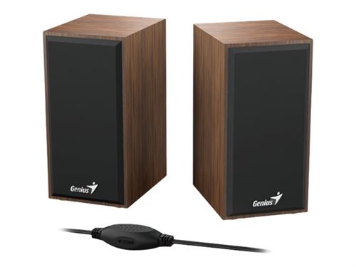 Enceintes Pc Genius SP-HF180 - 2 Voies 6 Watts Bois