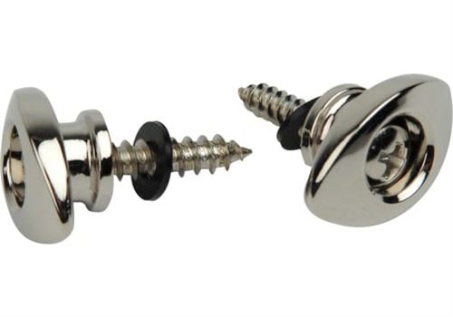 2 Attache-Courroies Planet Waves EEP 202 Elliptique Nickel