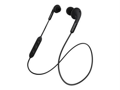 DeFunc BT Earbud PLUS MUSIC - Écouteurs avec micro - intra-auriculaire - Bluetooth - sans fil - noir