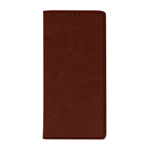 Housse pour Samsung Galaxy S21 Plus Porte-carte Support Vidéo Cuir marron