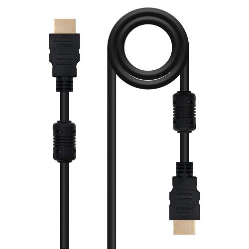 NANOCABLE - Cable HDMI V1.4 (Alta velocidad / HEC) con Ferrita, A/M-A/M, 3.0 M