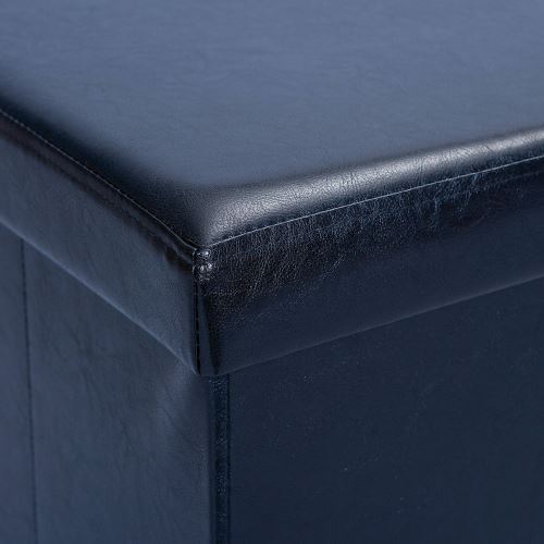 Paris Prix - Boîte De Rangement Pliable basics 38cm Noir