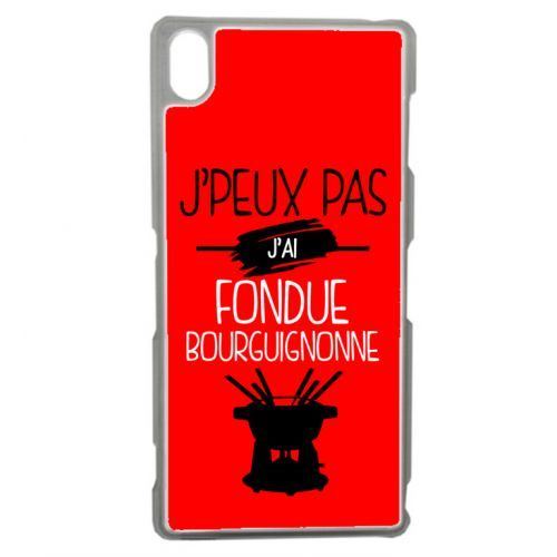 Coque transparente sony z3 j peux pas j ai fondue bourguignonne 9