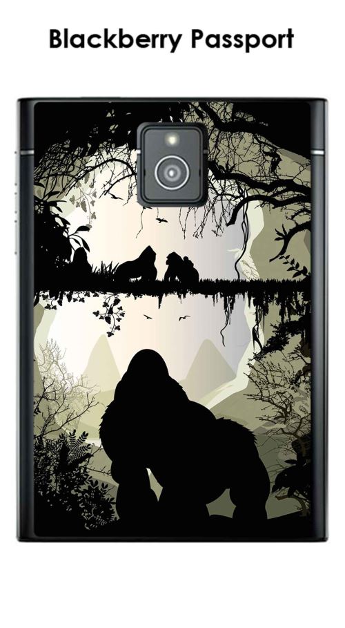 Coque Blackberry Passport design gorilles