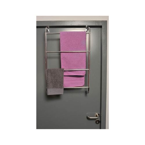 Porte serviettes métal sur porte