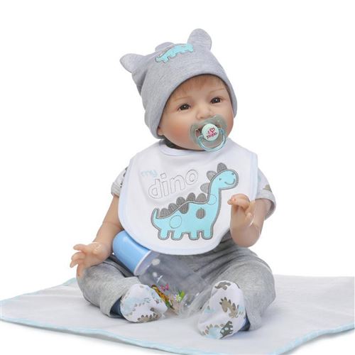 poup e R aliste Reborn B b 55cm Multicolore Poup e Achat