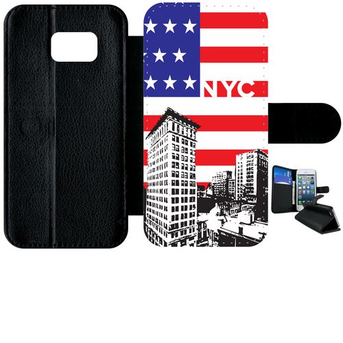 Etui À Rabat Samsung Galaxy S7 Edge New York City